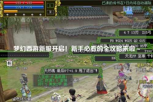 梦幻西游新服开启！新手必看的全攻略来啦～